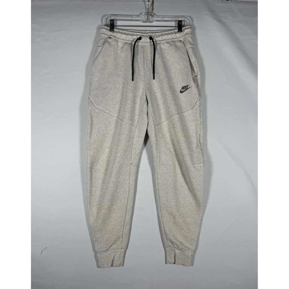 Nike Sportswear Tech Fleece Pants | Men's | White Heather | DQ4316-100C | Size S